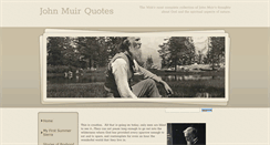 Desktop Screenshot of johnmuirquotes.com